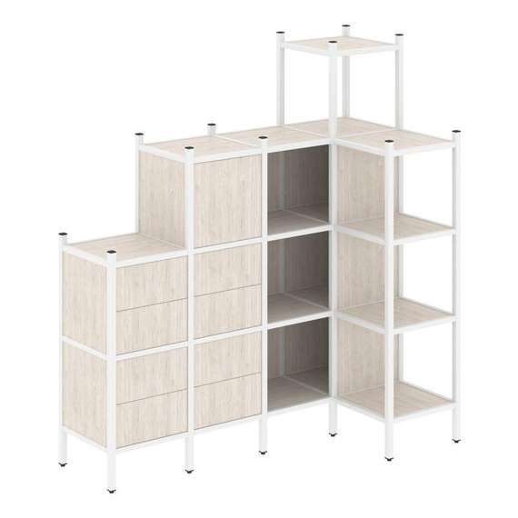 Лофт Угловой внутренний стеллаж VR.L-48  1694*862*1869