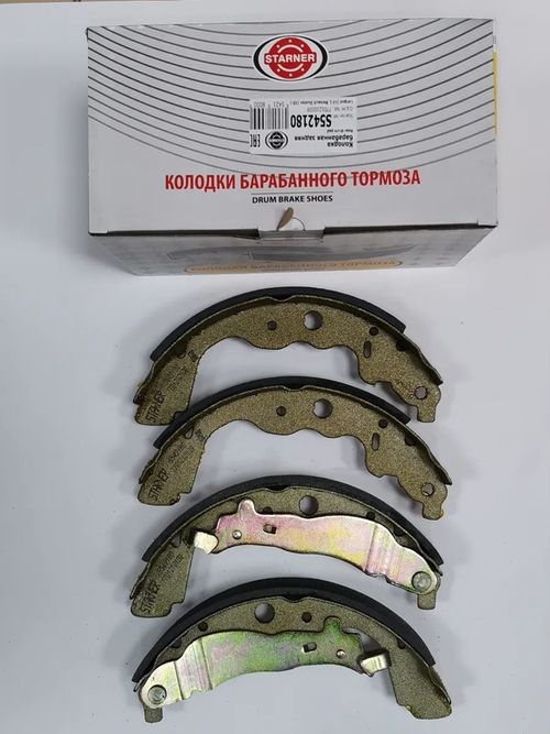 Тормозные колодки STARNER S542180, Lada Largus, Renault Arkana, Captur, Duster, Kangoo, Logan 2, Sandero 2, 7701210109, 6001549703, 4154200220, A4154200220, 36043502080, 6001549704, 4406000Q0E Задние