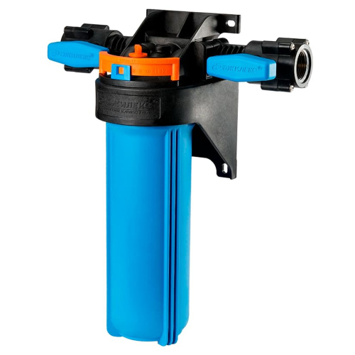 Корпус фильтра SL10, ВР 1", синий корпус, для холодной воды, с кранами, Джилекс (9094)