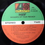 Ratt / Invasion Of Your Privacy (LP)