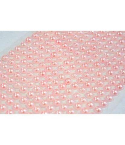 Стразы жемчуг розовые 5 мм 504 шт