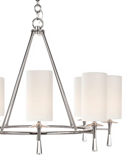 Серебряная люстра “Валенте”