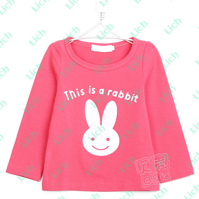 Лонгслив детский с принтом зайца