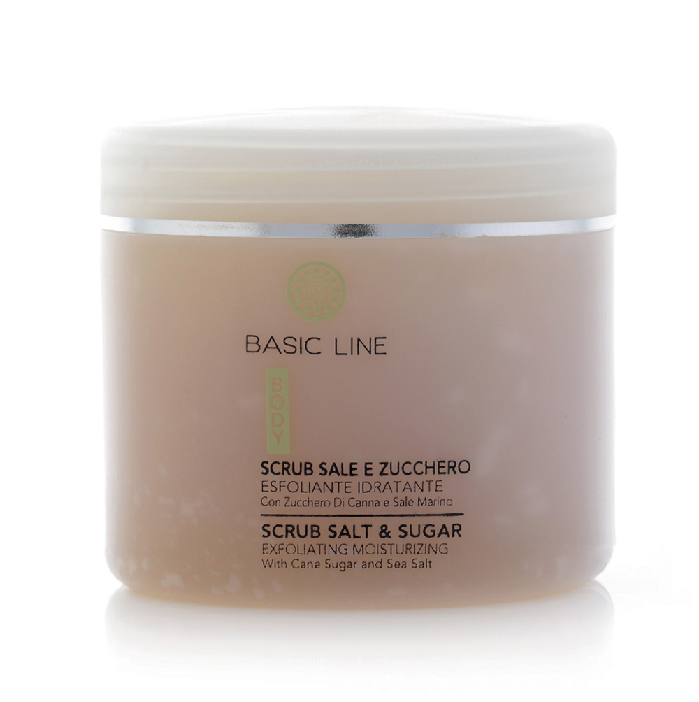 Скраб для тела на основе морской соли и сахара, Basic Line Body, 500 мл