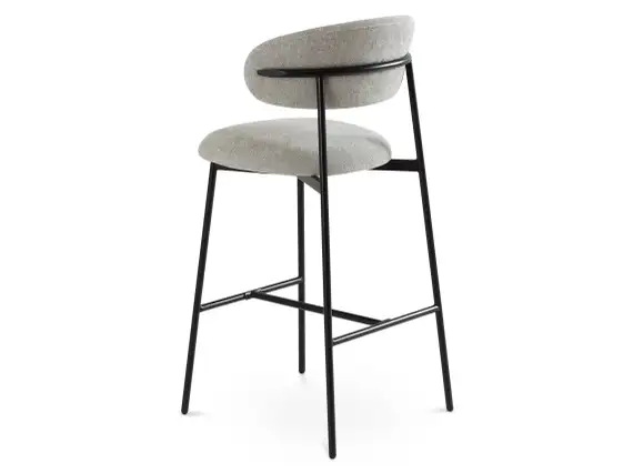 Барный стул Aria, серая рогожка