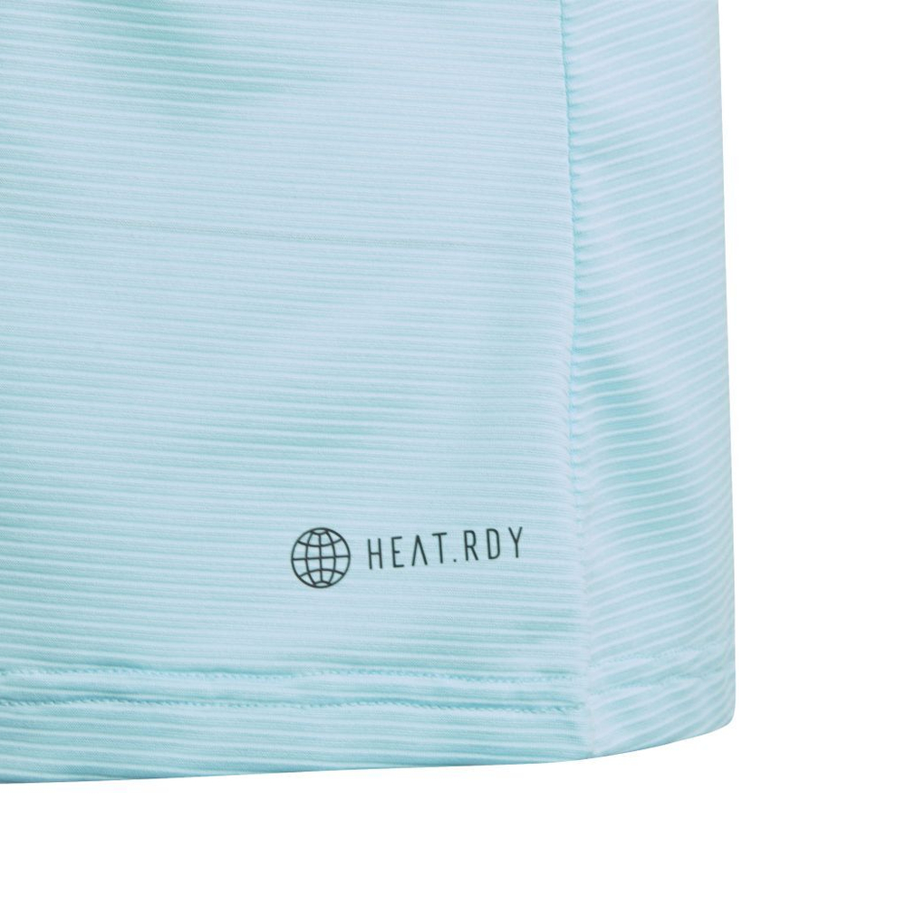 Футболка для девочки теннисная Adidas G Q2 Tank Heat Ready - Бирюзовый