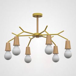 Потолочная Люстра Les Color D80 Yellow By Imperiumloft