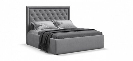 Кровать BOSS CLASSIC велюр Monolit сталь