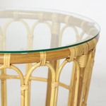 Комплект террасный AKIRA /с подушкой/ skin rattan eco, 54х60х78см / D46х40см, Natural (натуральный)