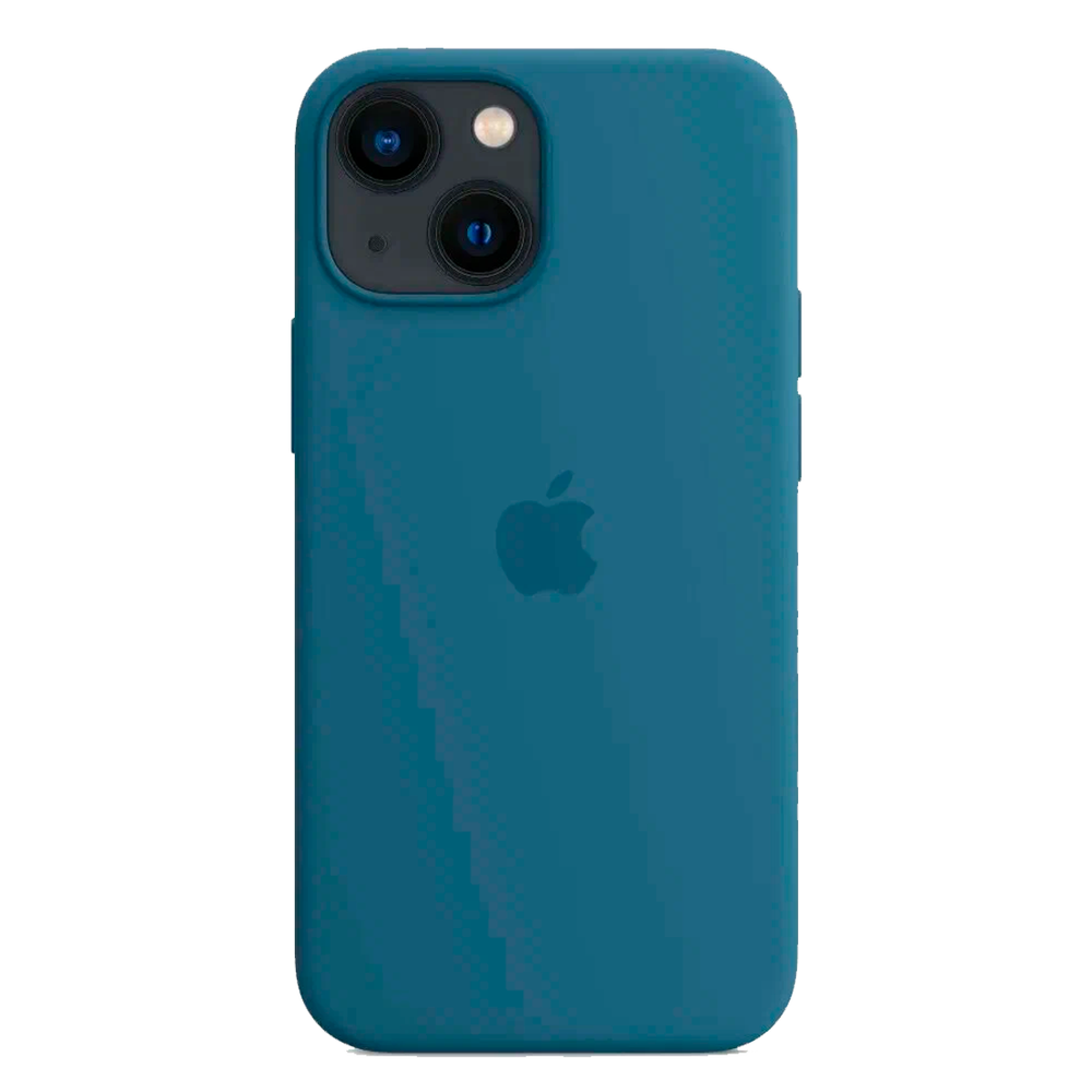 Силиконовый чехол с поддержкой MagSafe Apple Silicone Case для iPhone 13 mini, Blue Jay (Полярная лазурь)