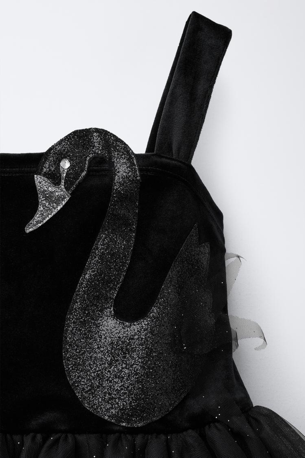 ZARA КОСТЮМ БАЛЕРИНЫ «ЧЕРНЫЙ ЛЕБЕДЬ», ЧЕРНЫЙ