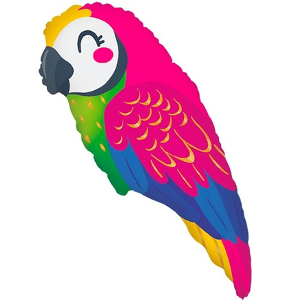 Фольгированный шар-фигура «Попугай», 89 см