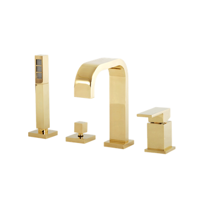 Смеситель Migliore Kvant Gold 25392  на борт ванны , золото