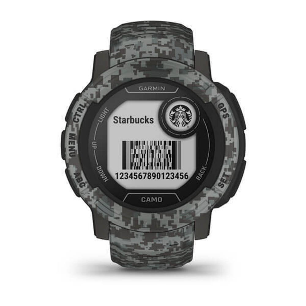 Умные часы Garmin Instinct 2 темно-серый камуфляж