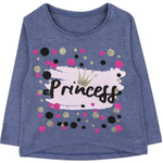 Лонгслив для девочек "Princess", кулир,498к ап ,р.92-98(Юлла)