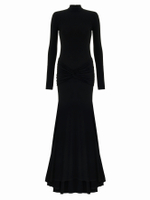 Платье Americano с длинным рукавом, черный