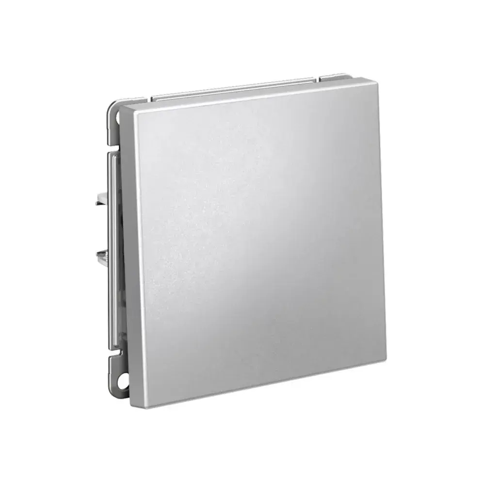 ARTGALLERY 1-клавишный ВЫКЛЮЧАТЕЛЬ, 10АХ, механизм, быстрозажим. клем., АЛЮМИНИЙ