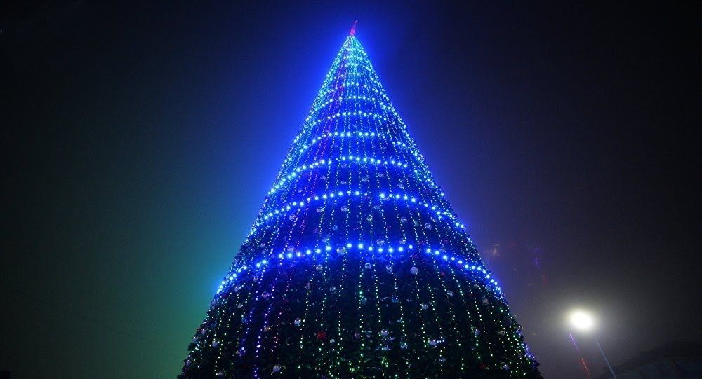 Уличная гирлянда «Пояс ориона» для елок от 4 до 30 м