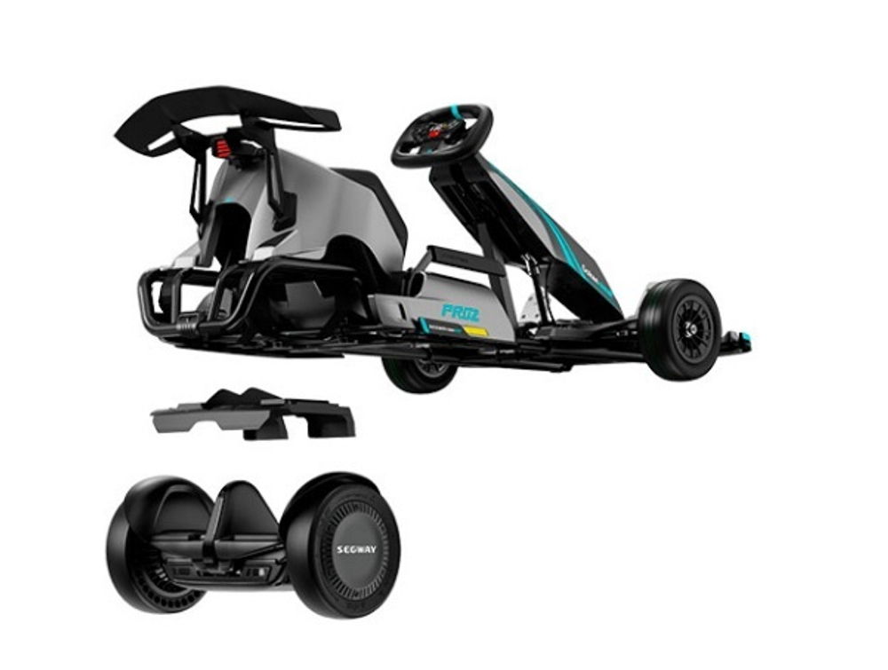 Segway GoKart Pro 2 (новый с дисплеем в руле, черно бирюзовый)