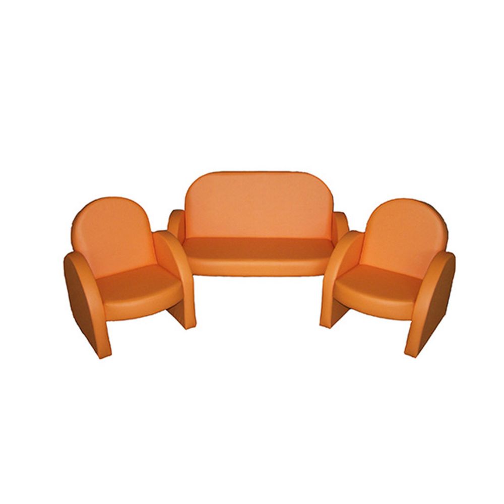 Комплект мягкой игровой мебели «Малыш» оранжевый