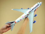 Модель самолета Boeing 747-400 (М1:144, Transaero с ладошками)