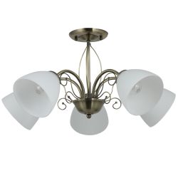 Люстра Rivoli Sue 9171-305 5 х Е27 40 Вт модерн | Rivoli