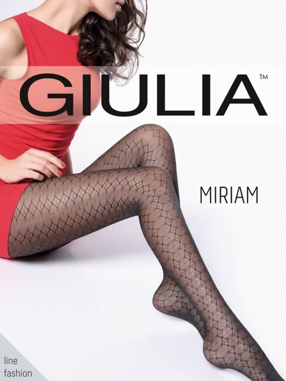 Колготки Giulia фантазия Miriam , 2 S ( 20 den) (Цвет: черный)