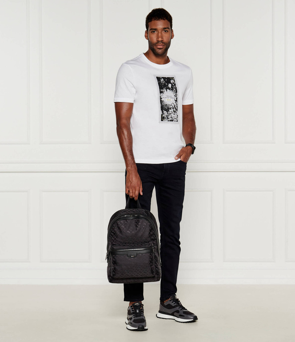 Футболка TE_METROPOLITAN BOSS ORANGE - белый(50522640)