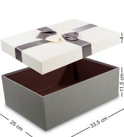 Packing Symphony WF-12/3-A Коробка «Прямоугольник» цв.сер./бел.