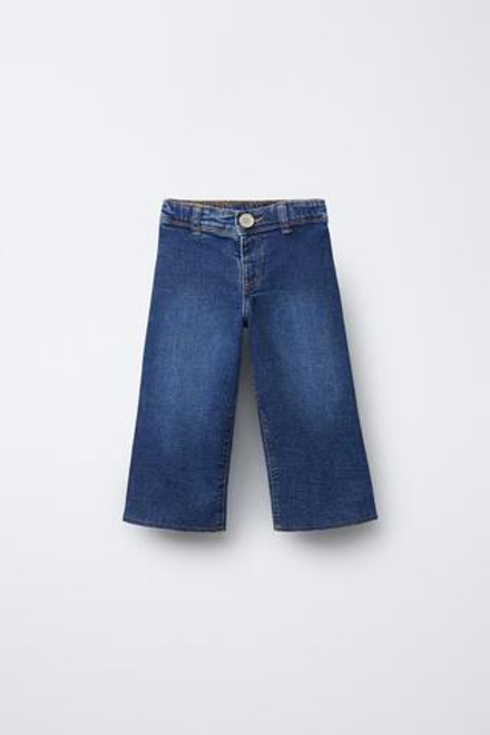 ZARA ДЖИНСЫ MARINE, ВЫЦВЕТШИЙ СИНИЙ