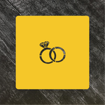 Трафарет любовь №18 Кольца