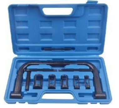 Рассухариватель клапанов струбцинного типа 10пр., (сменные толкатели: 16, 19, 24.5, 25.5, 30мм), в кейсе RockForce##Rock FORCE RF-62110