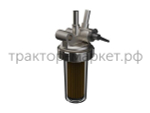 R180-R190-R195 Кран топливный в сборе с фильтром (выходы вверх)