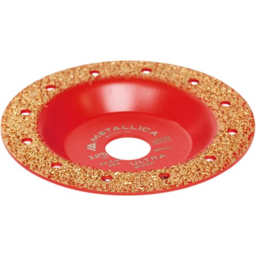 Чашка твердосплавная шлифовальная METALLICA Ultra 125х22,2 мм #24, плоская, по дереву   901007