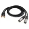 HeadMade Pro 2RCA - 2XLR-m Black 1m