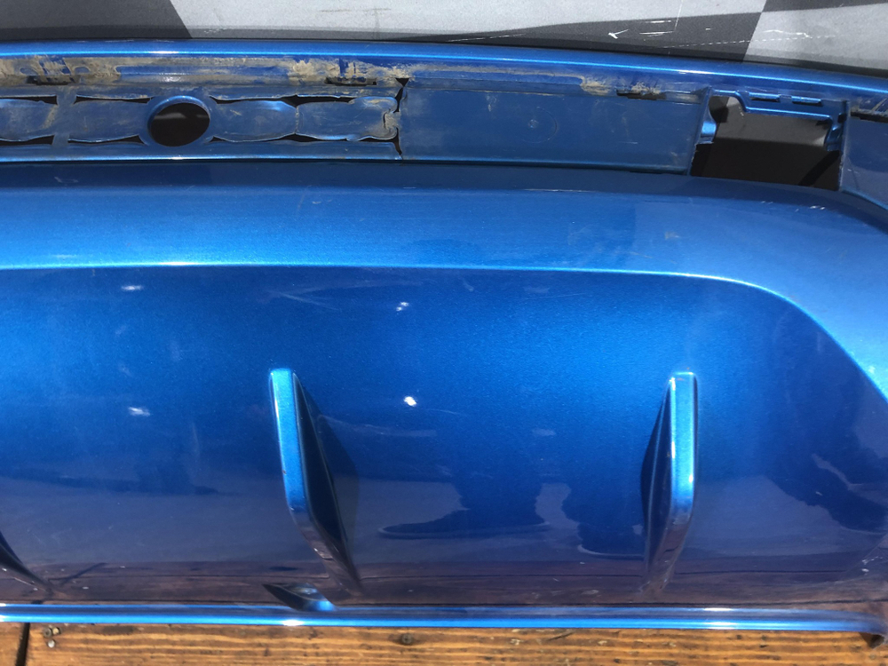 Юбка заднего бампера S-line Audi Q3 (8U) 14-18 Б/У Оригинал 8U0807521AQ