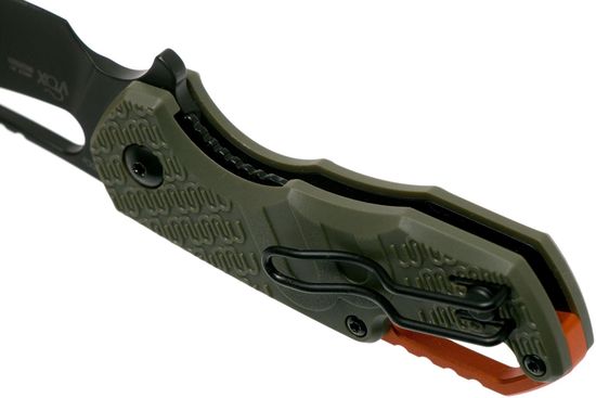 Складной нож MKM "ISONZO" MKM/FX03 1PGO c клинком из стали Böhler N690, рукоять FRN