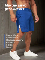 Шорты с легинсами тренировочные Legenda Gym Navy темно-синий