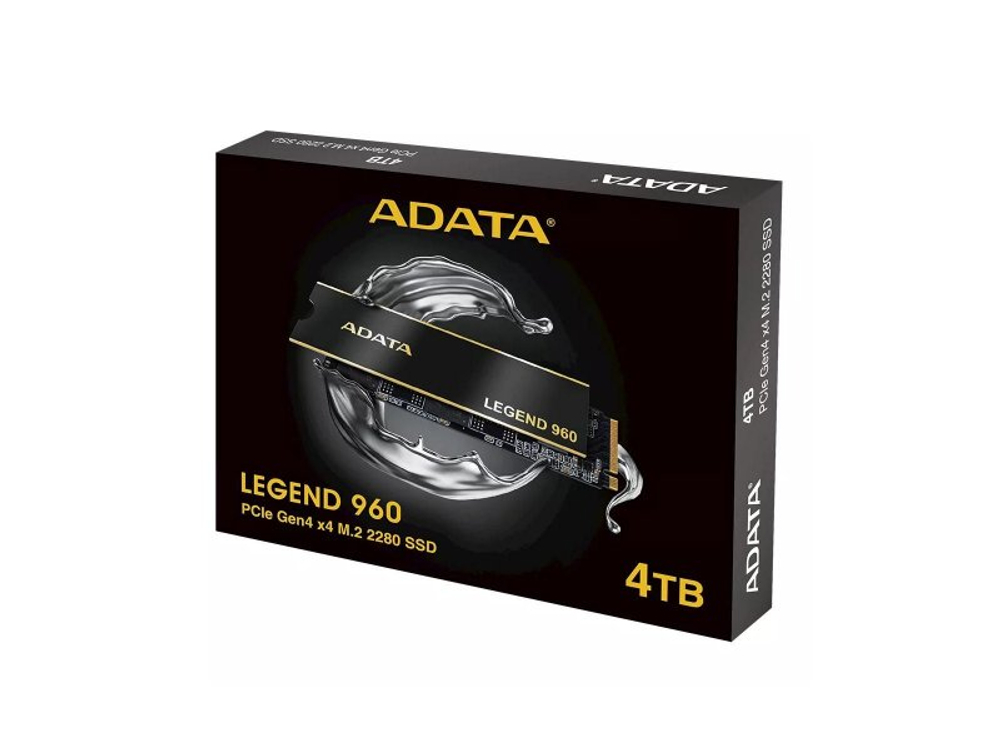 SSD накопитель ADATA Legend 960 MAX 4 ТБ, M.2 2280, PCIe 4.0 x4, NVMe [ALEG-960M-4TCS]