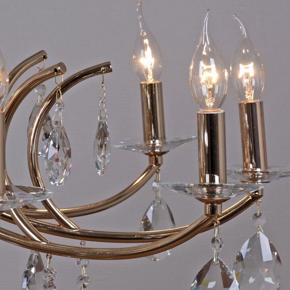 Подвесная люстра ILLUMICO  IL2326-10POR-39 GD