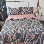 Комплект постельного белья Сатин с Одеялом 100% хлопок OB143