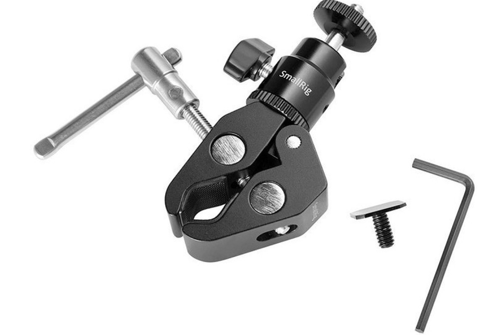 Держатель аксессуаров SmallRig Clamp Mount with 1/4 Ball Head (1124)