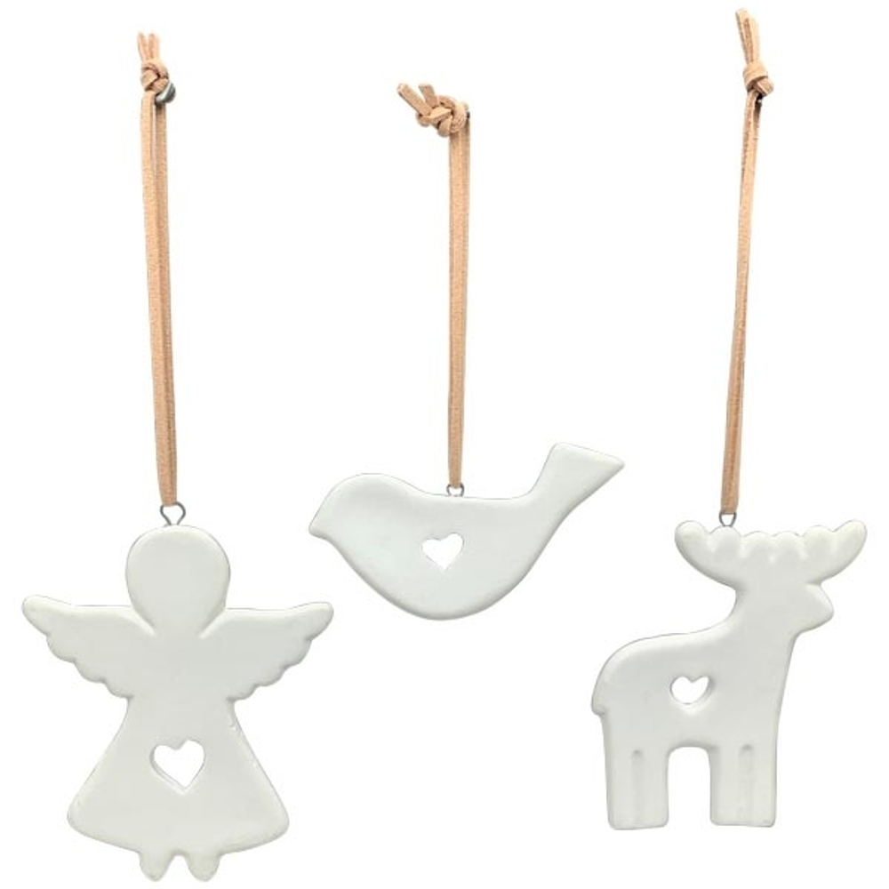 Декор подвесной  Олень ,6,9x0,6x8,3см