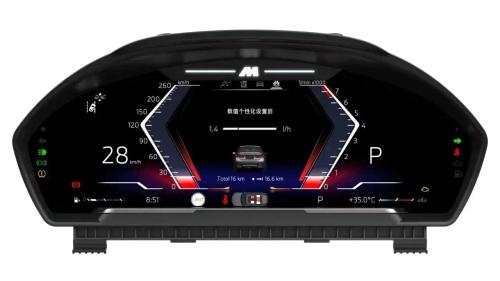 Электронная панель приборов BMW F10/F18/F02/F25/F15/F16 (F chassis) 5/6/7 series и X3/X4/X5/X6 2010-2017 - Kuberg ZH-B152 экраном QLED