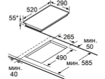 Варочная панель MAUNFELD CVI292WH индукционная