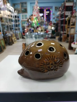 Статуэтка Ежик карандашница винтажная керамика