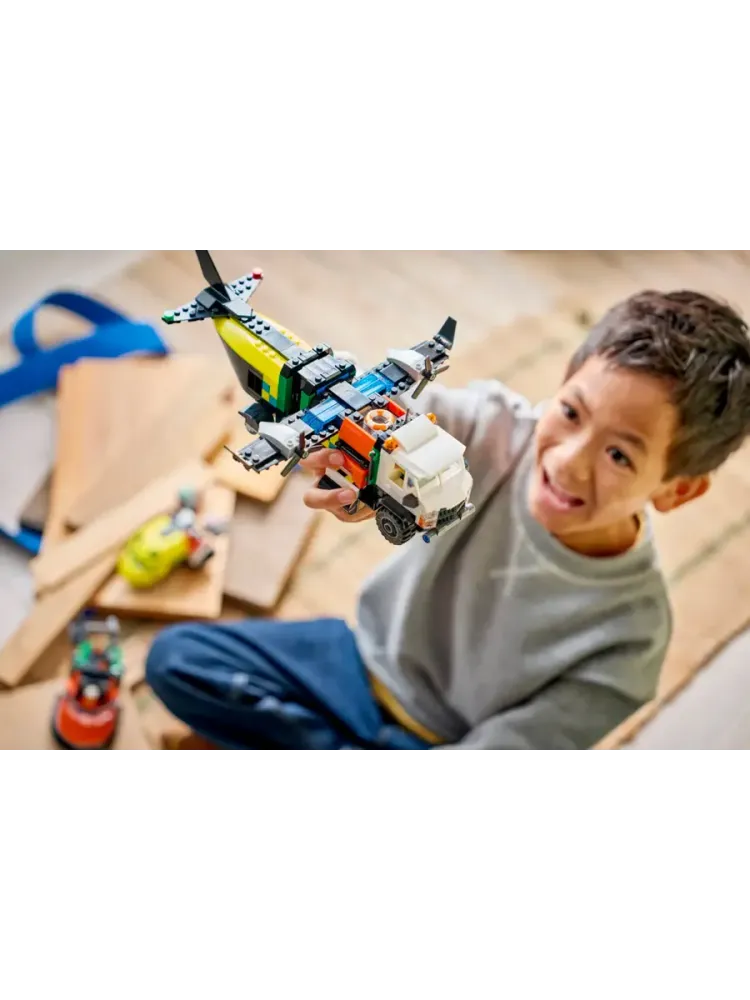 Конструктор City 60505 Самолёт, служебный грузовик и судно