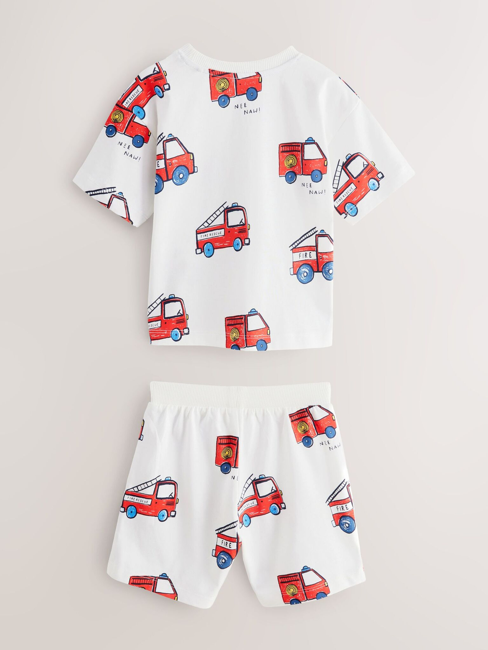 Пижама для мальчика Next AC0-930, 3 шт., Синий, Красный, Белый