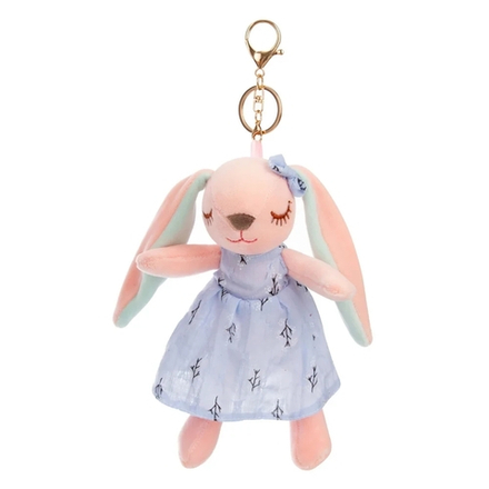 Мягкая игрушка-брелок Зайка, 12 см