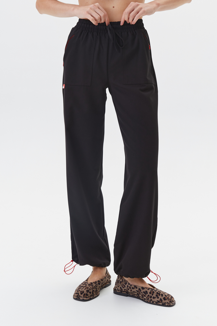 Брюки свободные медицинские женские Йошо, черный